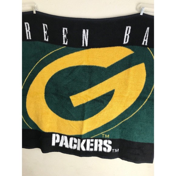 Green Bay Packers Biederlack Blanket - Picture 2 of 9